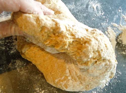 repeat these steps, turning ball of dough 45 degrees