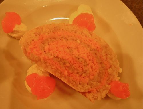 persimmon white chocolate roll